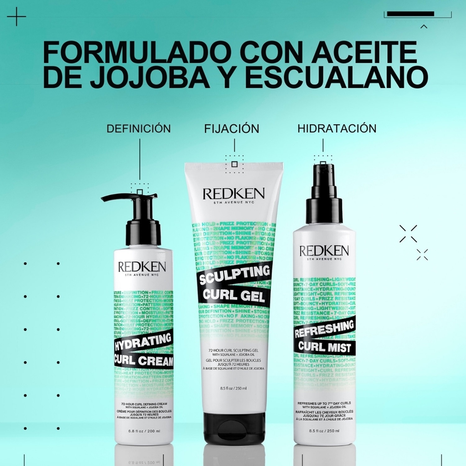 CREMA LIGERA REDKEN HYDRATING CURL CREAM PARA HIDRATAR Y DEFINIR EL CABELLO RIZADO CON PROTECCIÓN TÉRMICA (CREMA PARA CABELLO CON PROTECCIÓN TÉRMICA)